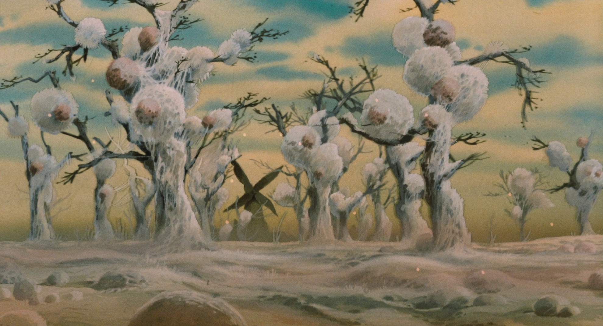 кадр из мультфильма "Навсикая из Долины ветров"
