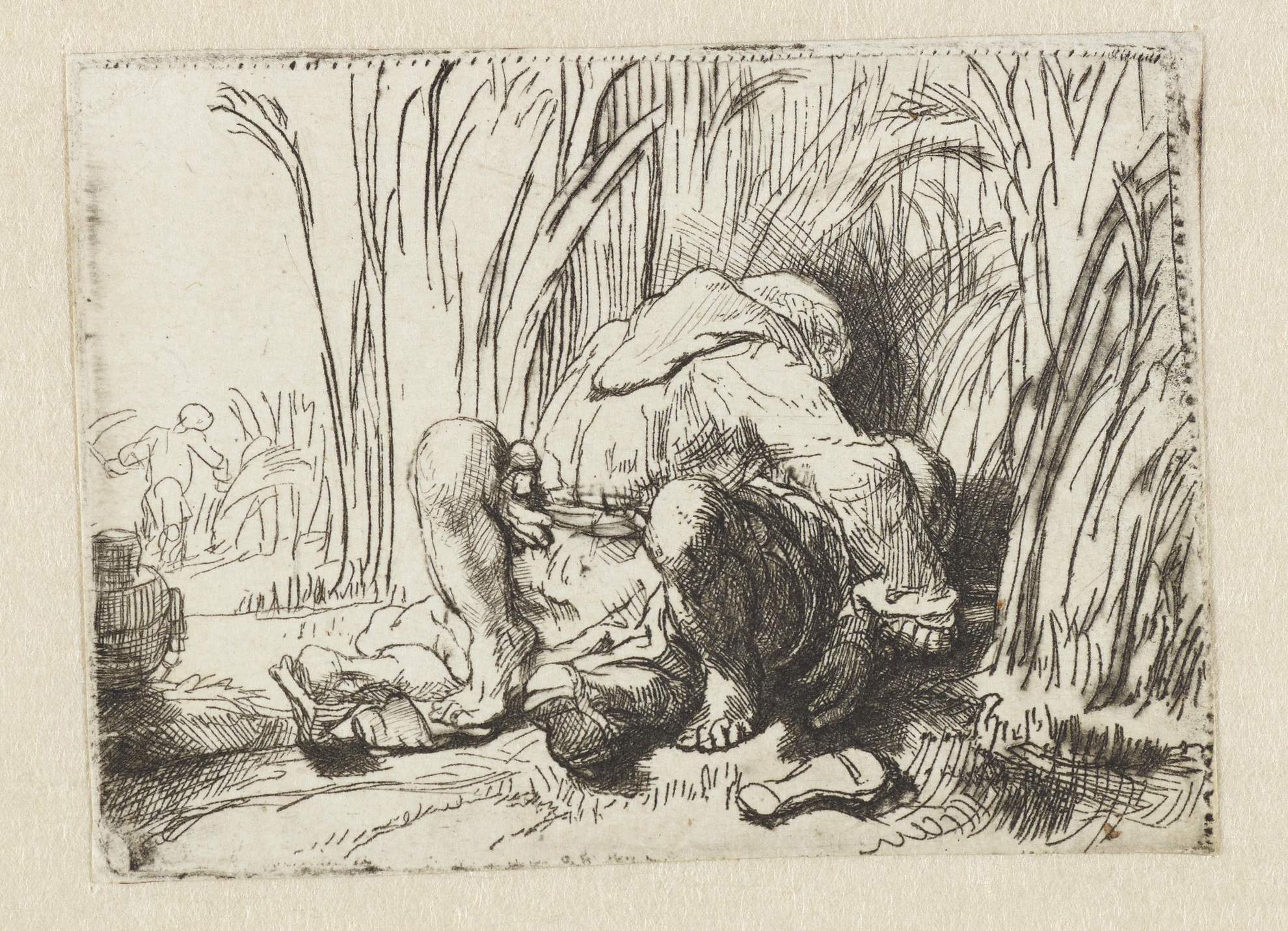 «Монах в кукурузном поле», Рембрандт