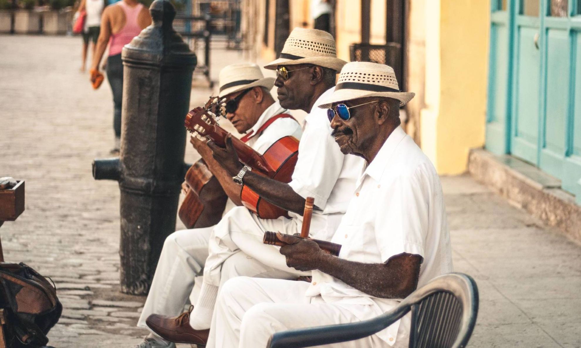 Уличные кубинские музыканты