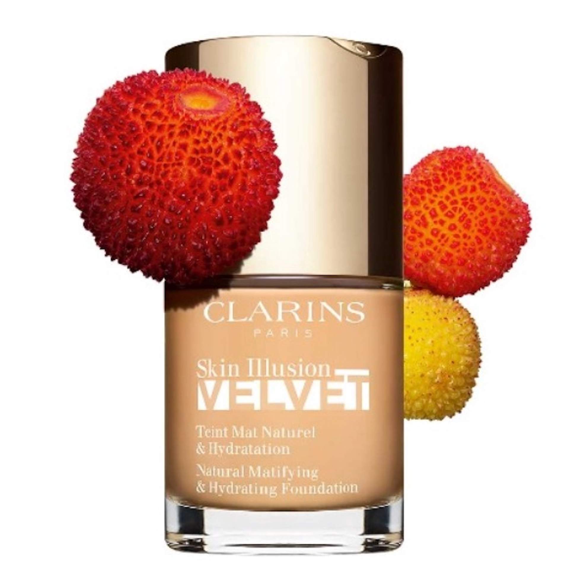 Увлажняющий тональный крем c матовым покрытием Skin Illusion Velvet, Clarins